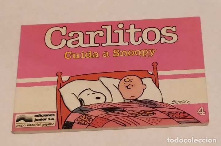 C&oacute;mics: CARLITOS CUIDA A SNOOPY - EDICIONES JUNIOR (GRIJALBO) A&Ntilde;O 1985 - Foto 1