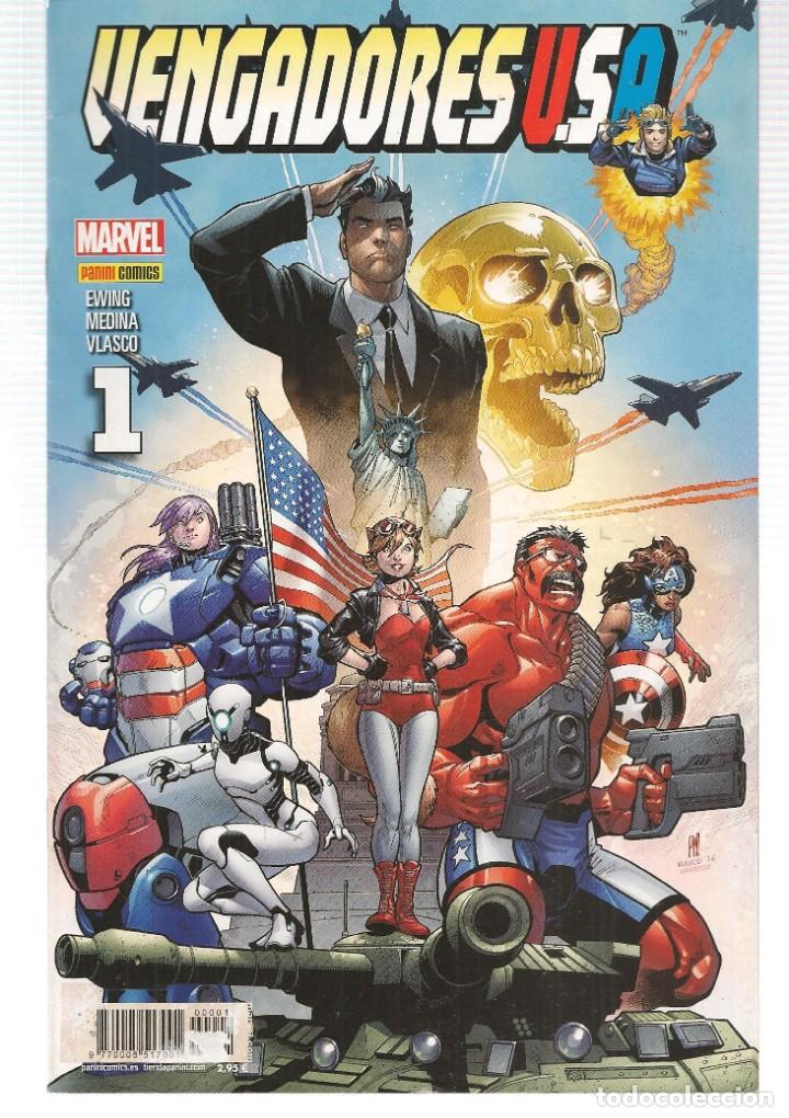 C&oacute;mics: VENGADORES U.S.A. N&ordm; 1. MARVEL / PANINI COMICS. (C/A50) - Foto 1
