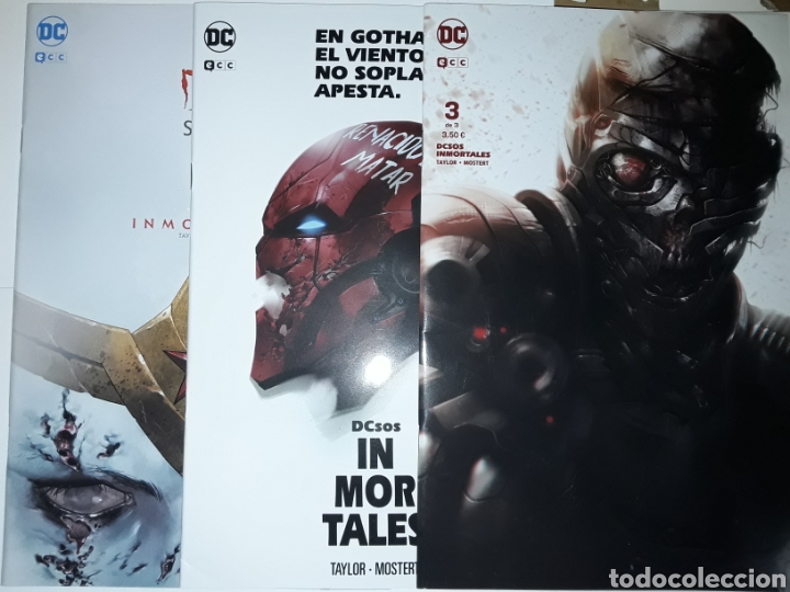 C&oacute;mics: DCSOS inmortales 1 2 3 (colecci&oacute;n completa) (grapa) - Taylor, Mostert - ECC c&oacute;mics - Foto 1