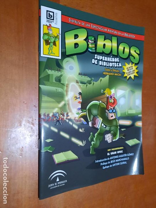 C&oacute;mics: BIBLOS SUPERH&Eacute;ROE DE BIBLIOTECA. EL GRAN OPAC. HERMANOS MAC&Iacute;AS. GRAPA. BUEN ESTADO. E11 2