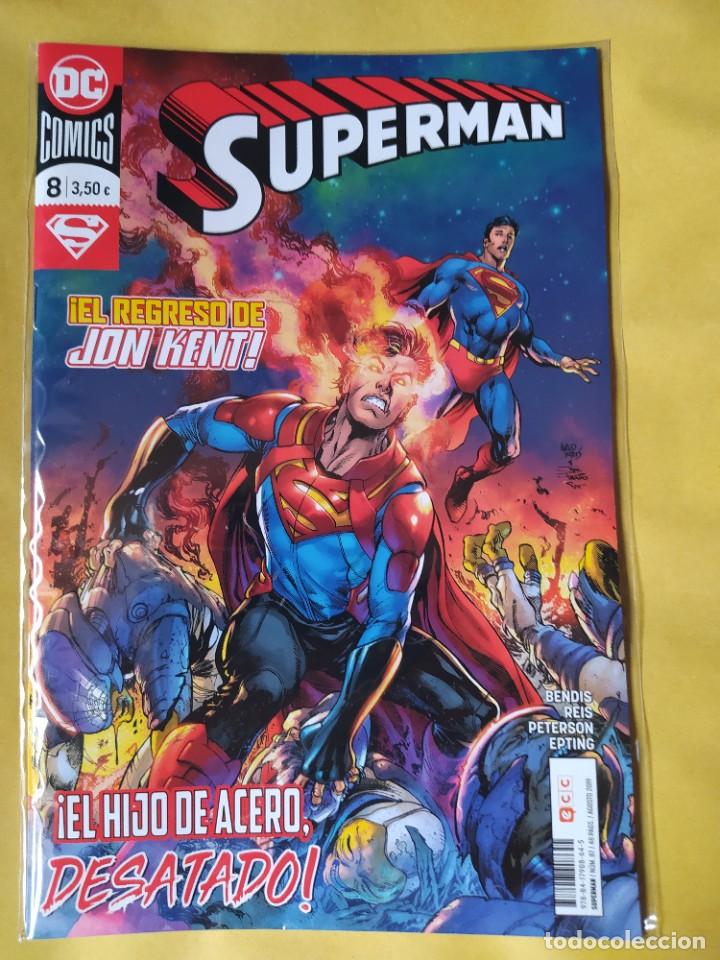 C&oacute;mics: COMIC SUPERMAN # 8-BENDIS/REIS-ECC/DC-NUEVO-BOLSA &BACKBOARD - Foto 1