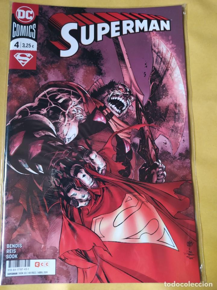 C&oacute;mics: COMIC SUPERMAN #4-BENDIS/REIS-ECC/DC-NUEVO-BOLSA &BACKBOARD - Foto 1