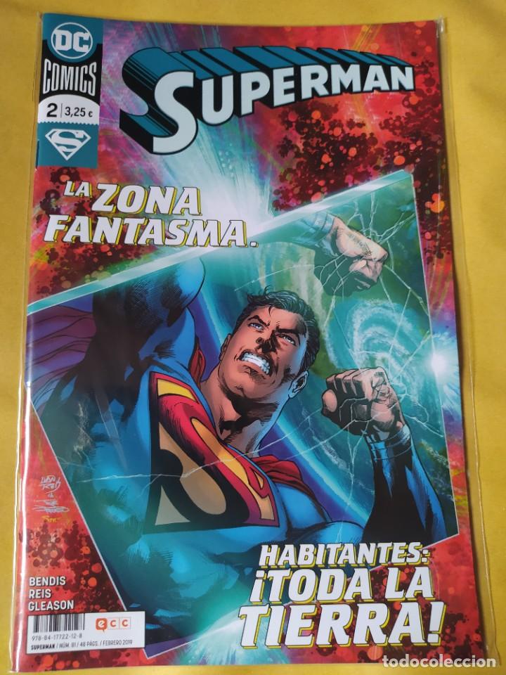 C&oacute;mics: COMIC SUPERMAN #2-BENDIS/REIS-ECC/DC-NUEVO-BOLSA &BACKBOARD - Foto 1