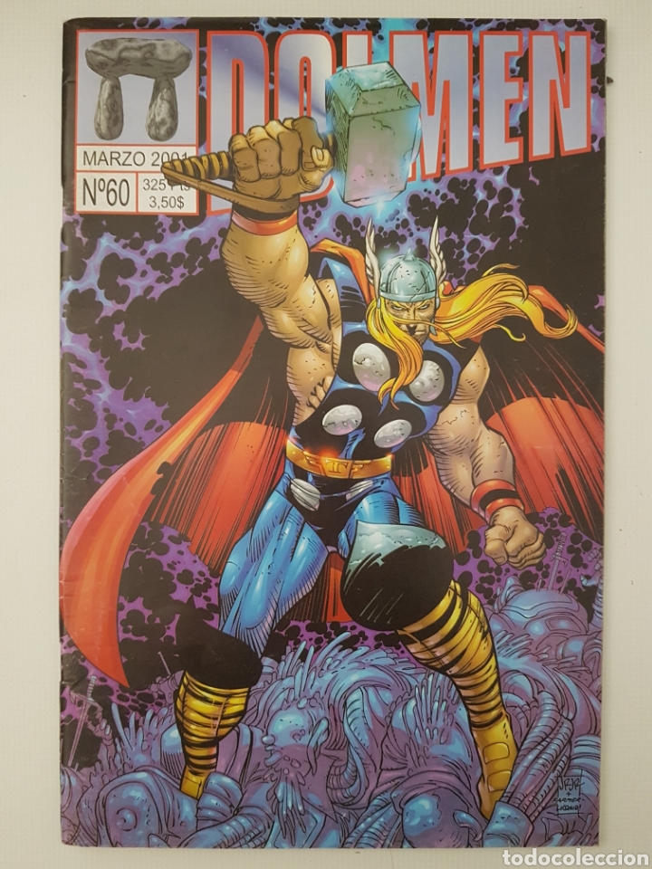 C&oacute;mics: REVISTA DOLMEN - 60 - MARZO 2001 - PORTADA THOR MARVEL - Foto 1