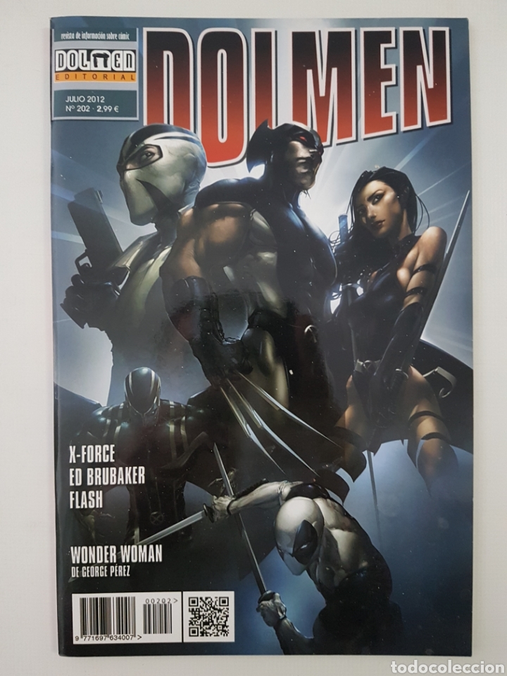 C&oacute;mics: REVISTA DOLMEN - 202 - JULIO 2012 - PORTADA X-FORCE X-MEN MARVEL - Foto 1