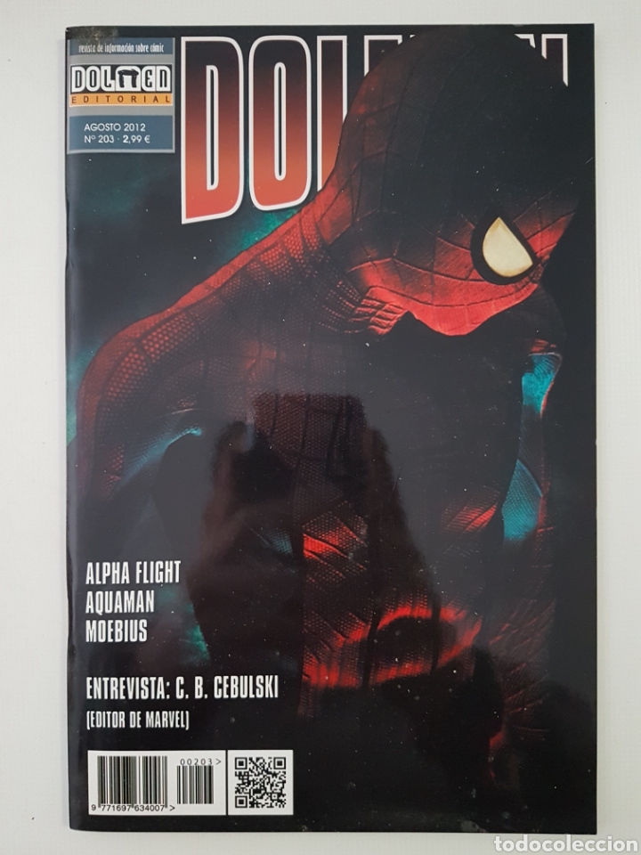 C&oacute;mics: REVISTA DOLMEN - 203 - AGOSTO 2012 - PORTADA SPIDERMAN MARVEL - Foto 1