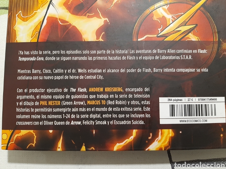 C&oacute;mics: Flash Temporada cero, ECC tapa dura - Foto 3