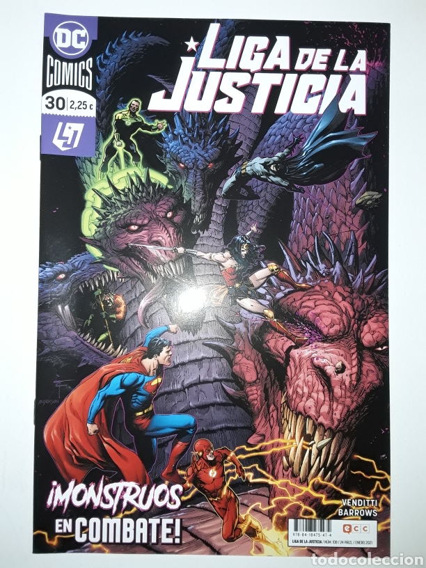 C&oacute;mics: Liga de la justicia 108 / 30 (grapa) - Venditti, Barrows - ECC c&oacute;mics - Foto 1