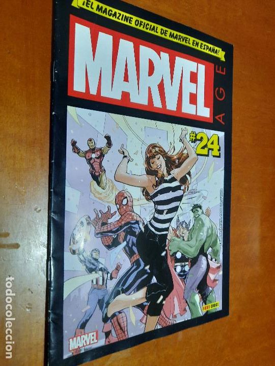 Comics: MARVEL AGE 24. INFORMACI&Oacute;N DE MARVEL DE PANINI. BUEN ESTADO. GRAPA