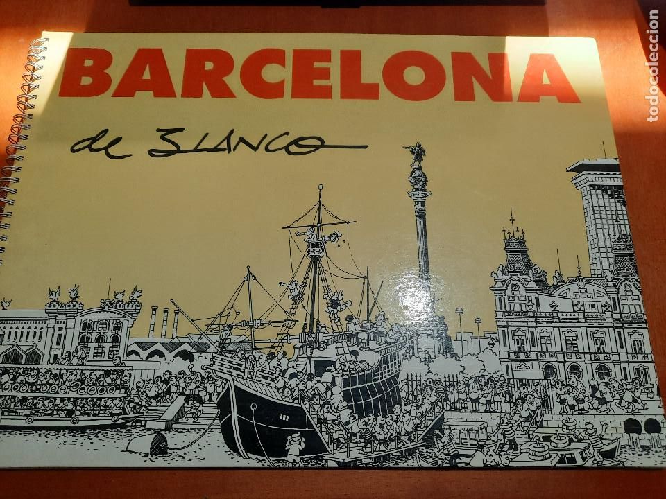 Fumetti: BARCELONA. JES&Uacute;S BL&Aacute;SCO. EN UN BLOCK. ILUSTRACIONES DIFERENTES DE ESTA CIUDAD. DIFICIL