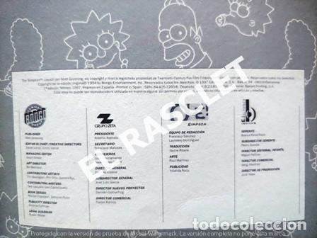 C&oacute;mics: LOS INCORREGIBLES SIMPSON - TAPA EN RELIEVE - COMICS BONGO - 1995 - Foto 2