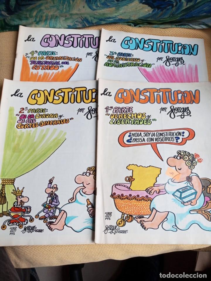 C&oacute;mics: la Constituci&oacute;n de 1978 . FORGES. 4 FASCICULOS - Foto 1
