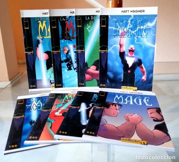 C&oacute;mics: MAGE - LA DEFINICI&Oacute;N DEL H&Eacute;ROE (COLECCI&Oacute;N COMPLETA 8 COMICS) DOLMEN 2002 EXCELENTE ESTADO - Foto 1