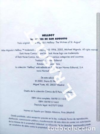 C&oacute;mics: COMIC HELLBOY - LOS LOBOS DE SAN AUGUSTO - MIKE MIGNOLA - Foto 3