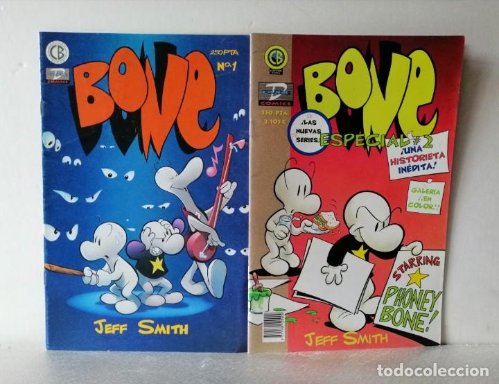 C&oacute;mics: BONE VOL. 1 - N&Uacute;MEROS 1 Y 2 (JEFF SMITH) DUDE COMICS 1998 - Foto 1