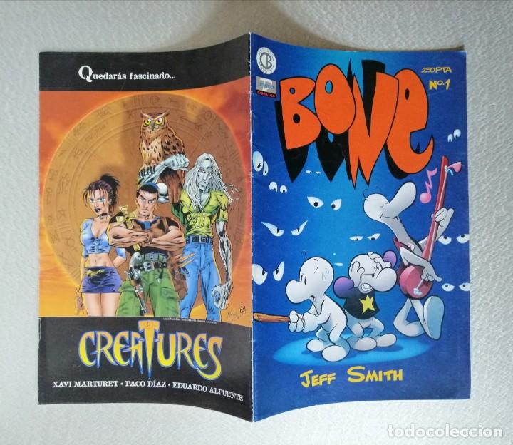C&oacute;mics: BONE VOL. 1 - N&Uacute;MEROS 1 Y 2 (JEFF SMITH) DUDE COMICS 1998 - Foto 2