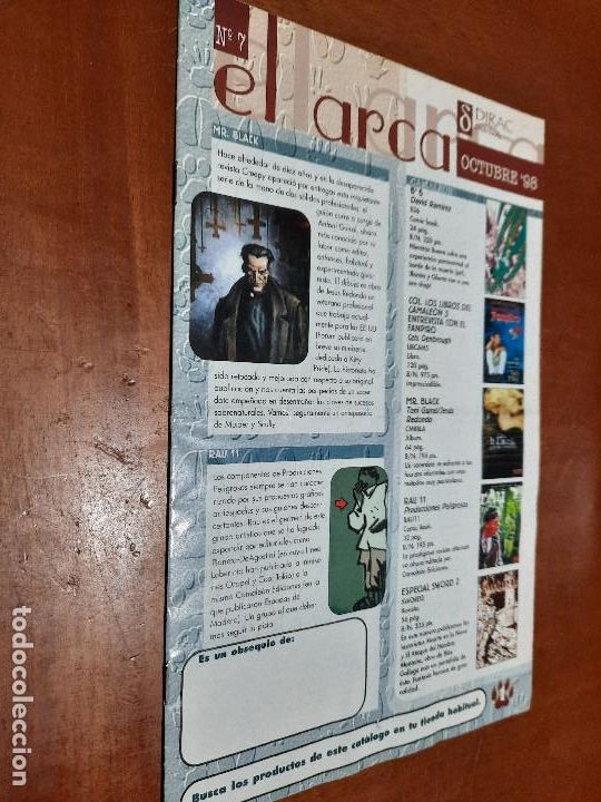 Comics : EL ARCA 7 OCTUBRE 98. BOLET&Iacute;N DE NOVEDADES DE CAMALE&Oacute;N EDICIONES. GRAPA. BUEN ESTADO. DIFICIL