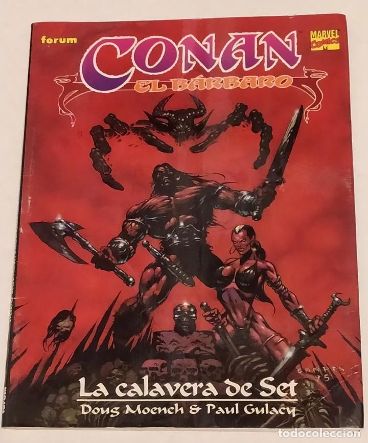 C&oacute;mics: NOVELA GRAFICA CONAN EL BARBARO - LA CALAVERA DE SET - FORUM MARVEL - Foto 1