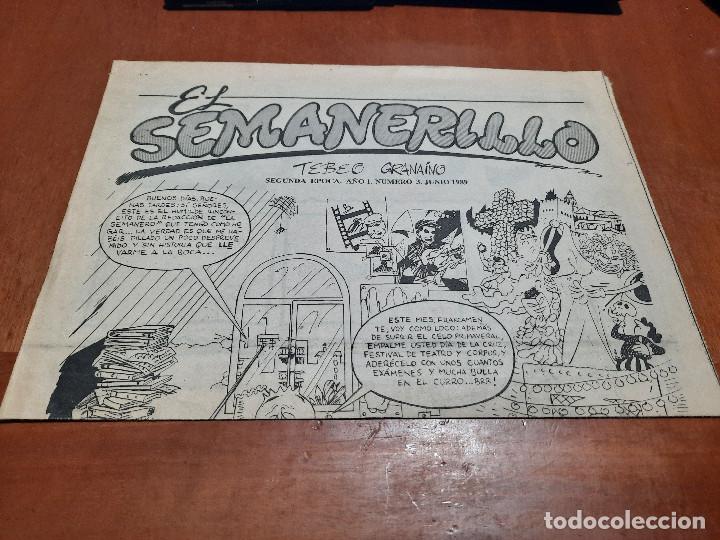 Comics: EL SEMANERILLO 3. 1989. SUPLEMENTO DEL PERI&Oacute;DICO SEMANERO PARA NI&Ntilde;OS. GRAPA.16 P&Aacute;GINAS. DIFICIL