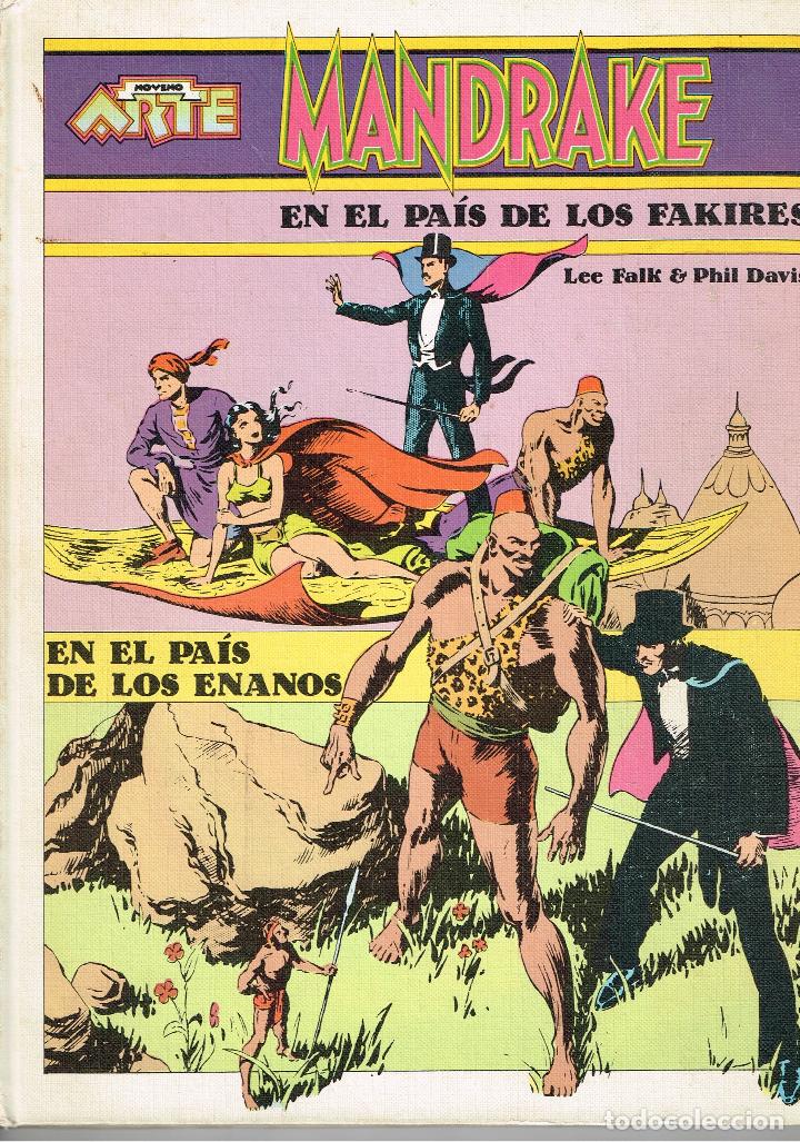Cómics: Mandrake ,en el pais de los fakires y en el pais de los enanos. Colecc. Noveno Arte.