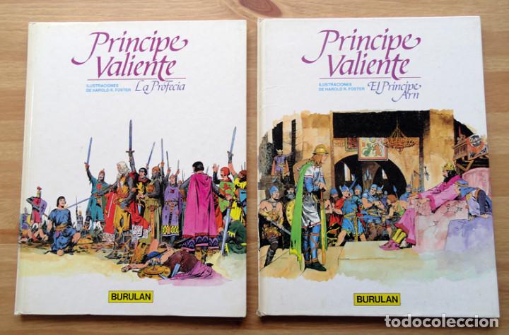Cómics: Principe Valiente: La profecía Y EL PRÍNCIPE ARN - Harold R. Foster - Burulan, 1983. Nº1 y 2 - Foto 1 - 240061700