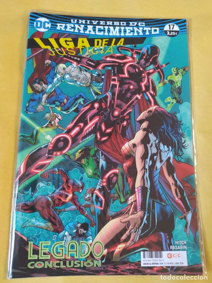 C&oacute;mics: LIGA DE LA JUSTICIA(RENACIMIENTO) #17 ECC 2018-NUEVO(NM)-BOLSA & BACKBOARD