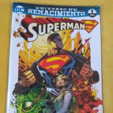 Cómics: SUPERMAN(REBYRTH/RENACIMIENTO) #1 ECC 2016-NUEVO(NM)-BOLSA & BACKBOARD. Lote 241934350