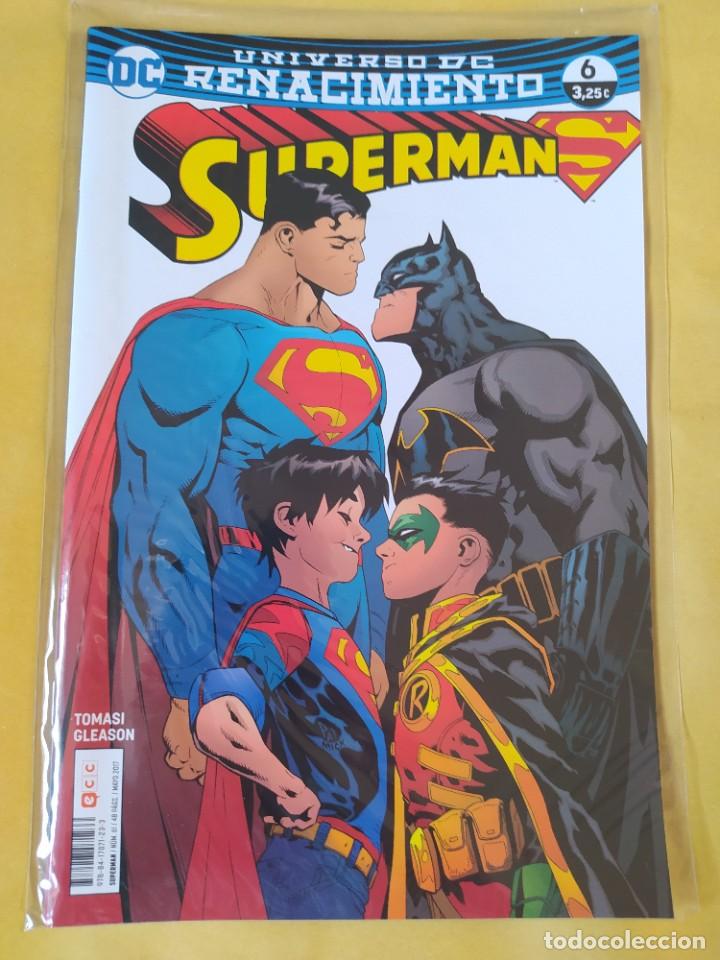 C&oacute;mics: SUPERMAN(REBYRTH/RENACIMIENTO) #6 ECC 2016-NUEVO(NM)-BOLSA & BACKBOARD