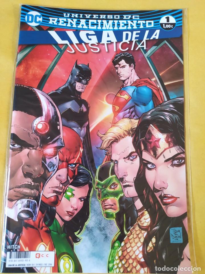 C&oacute;mics: LIGA DE LA JUSTICIA(RENACIMIENTO) #1 ECC 2016-NUEVO(NM)-BOLSA & BACKBOARD
