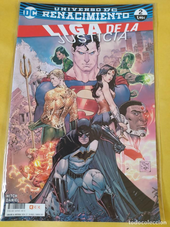 C&oacute;mics: LIGA DE LA JUSTICIA(RENACIMIENTO) #2 ECC 2017-NUEVO(NM)-BOLSA & BACKBOARD
