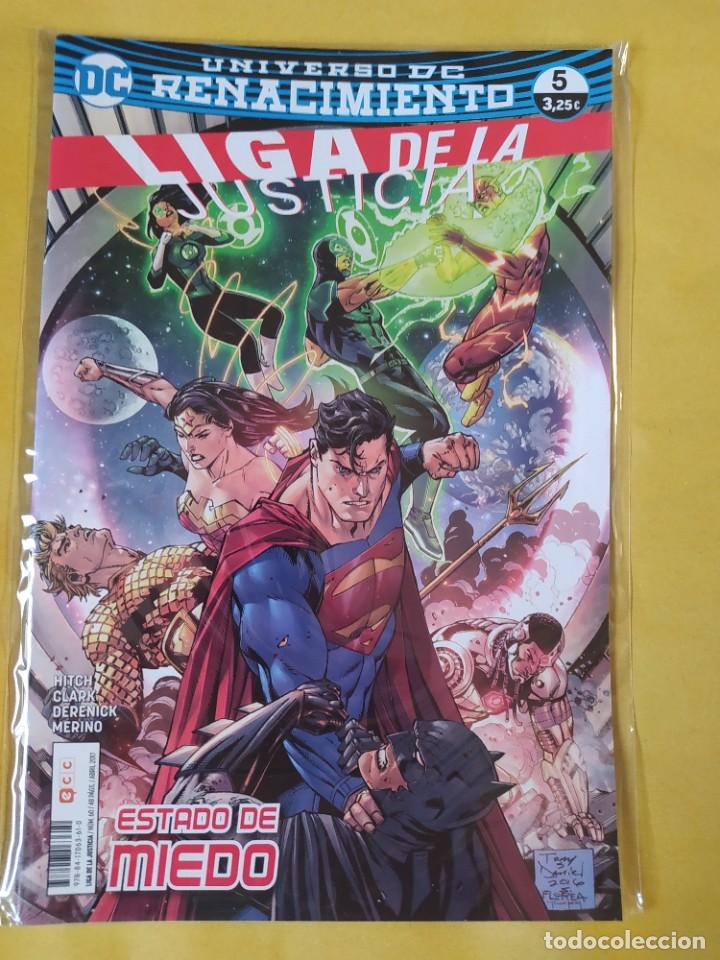C&oacute;mics: LIGA DE LA JUSTICIA(RENACIMIENTO) #5 ECC 2017-NUEVO(NM)-BOLSA & BACKBOARD