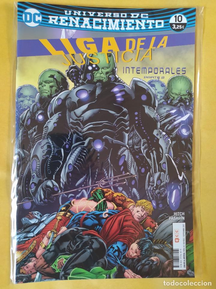 C&oacute;mics: LIGA DE LA JUSTICIA(RENACIMIENTO) #10 ECC 2017-NUEVO(NM)-BOLSA & BACKBOARD