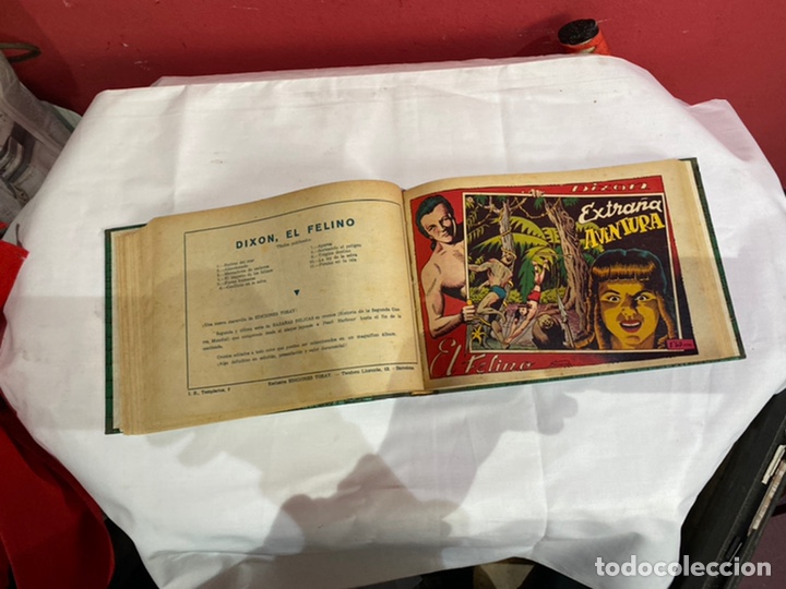 Cómics: Dixon el felino - Completa - 26 ejemplares encuadernados en 1 tomo.ediciones Toray 1952 . Originales - Foto 10 - 242467880