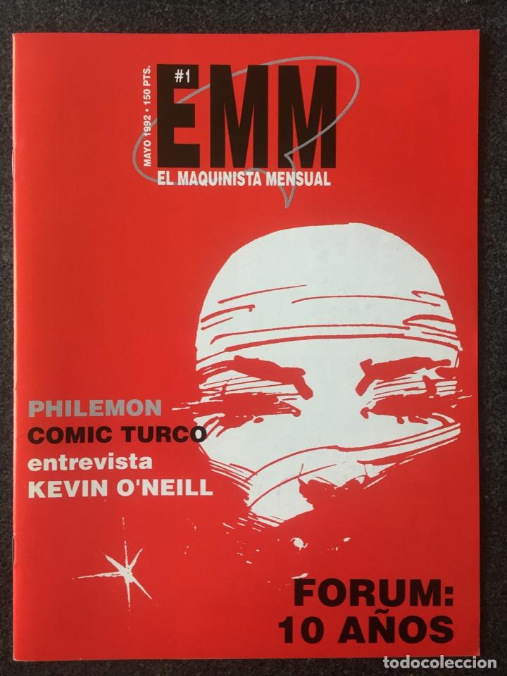 C&oacute;mics: EL MAQUINISTA MENSUAL N&ordm; 1 - LA GENERAL EDICIONES - 1992 - &iexcl;NUEVO! - Foto 1