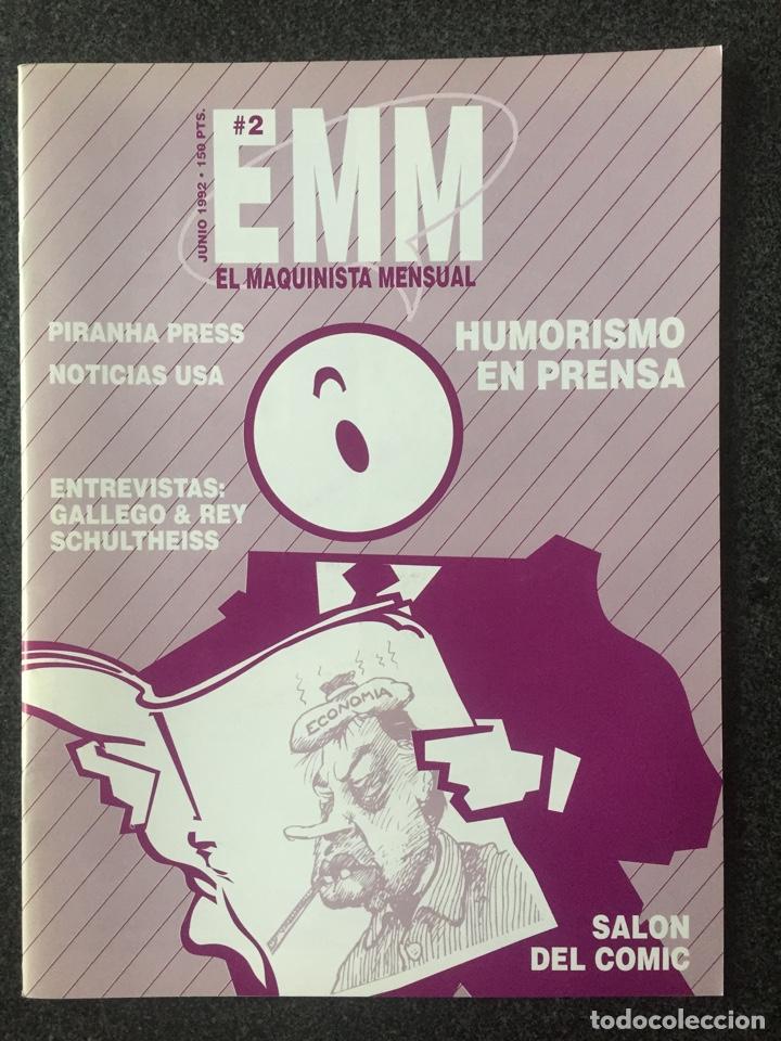 C&oacute;mics: EL MAQUINISTA MENSUAL N&ordm; 2 - LA GENERAL EDICIONES - 1992 - &iexcl;NUEVO! - Foto 1