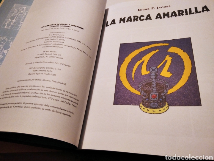 C&oacute;mics: C&oacute;mic las aventuras de Blake y Mortimer, la marca amarilla - Foto 3