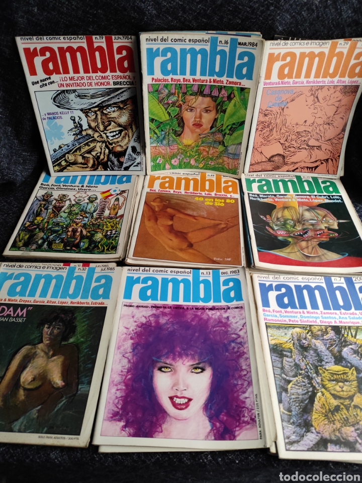 C&oacute;mics: RAMBLA - LOTE 33 EJEMPLARES - EDITADOS A&Ntilde;OS 80 - Foto 2