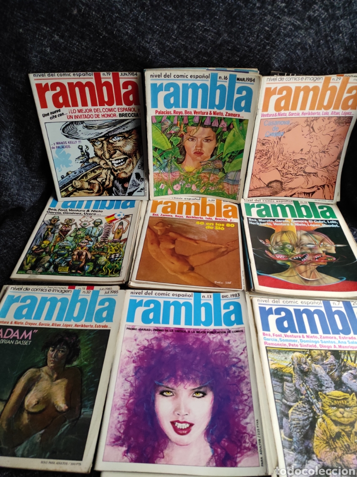 C&oacute;mics: RAMBLA - LOTE 33 EJEMPLARES - EDITADOS A&Ntilde;OS 80 - Foto 1
