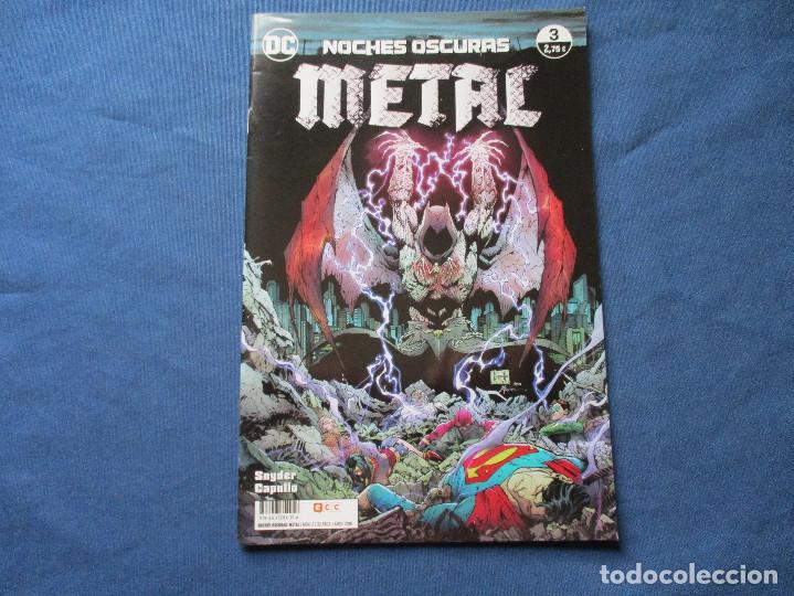 C&oacute;mics: DC / BATMAN &middot; NOCHES OSCURAS METAL N.&ordm; 3 de SCOTT SNYDER y GREG CAPULLO - ECC - Foto 2