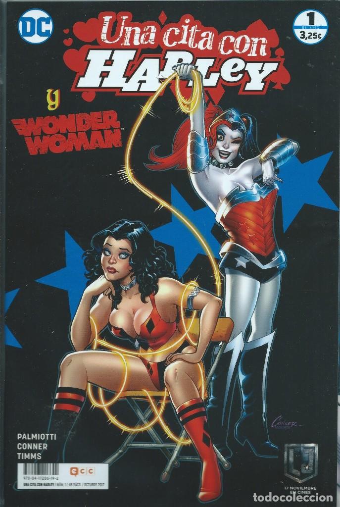 C&oacute;mics: Una cita con Harley y Wonder Woman n&ordm; 1 ECC - Foto 1