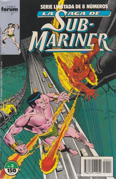 C&oacute;mics: La Saga de Sub-Mariner (Namor). Forum 1989. N&ordm; 3 - Foto 1