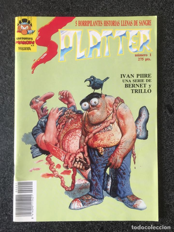 C&oacute;mics: SPLATTER N&ordm; 1 - 1&ordf; EDICION - EDITORIAL MAKOKI - 1991 - &iexcl;COMO NUEVO! - Foto 1