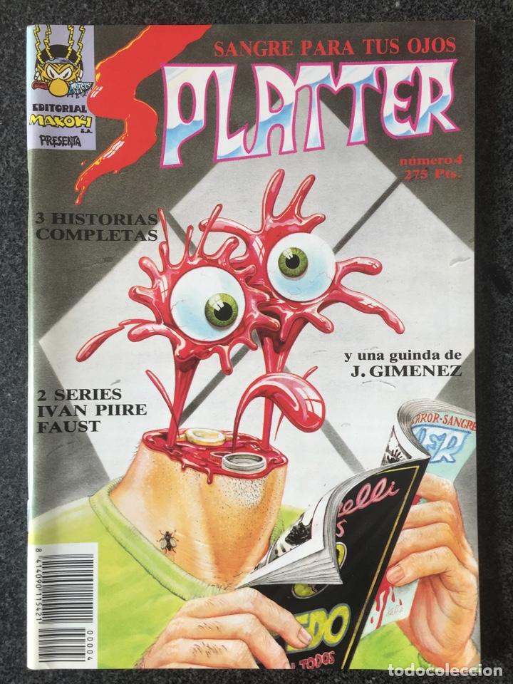 C&oacute;mics: SPLATTER N&ordm; 4 - 1&ordf; EDICION - EDITORIAL MAKOKI - 1991 - &iexcl;COMO NUEVO! - Foto 1