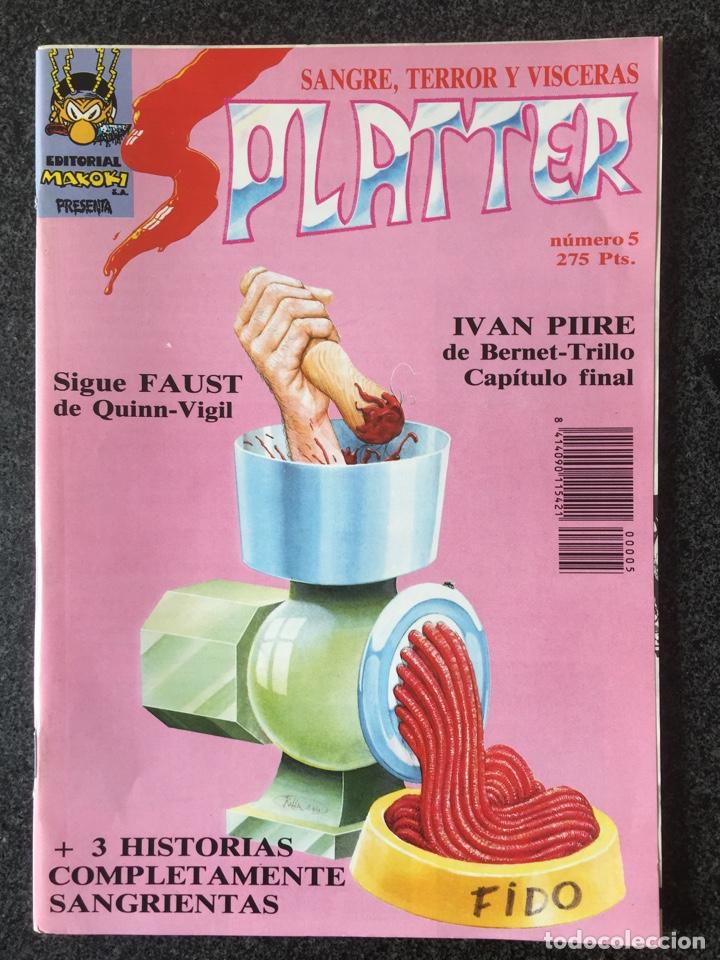 C&oacute;mics: SPLATTER N&ordm; 5 - 1&ordf; EDICION - EDITORIAL MAKOKI - 1991 - &iexcl;NUEVO! - Foto 1