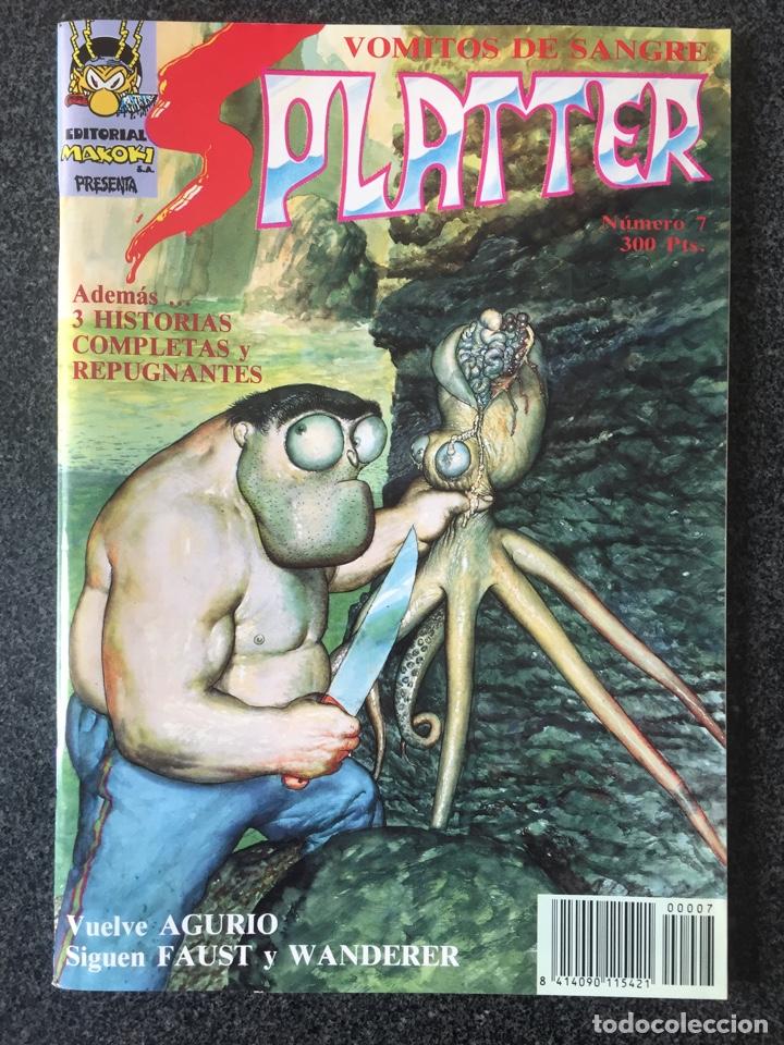 C&oacute;mics: SPLATTER N&ordm; 7 - 1&ordf; EDICION - EDITORIAL MAKOKI - 1991 - &iexcl;NUEVO! - Foto 1