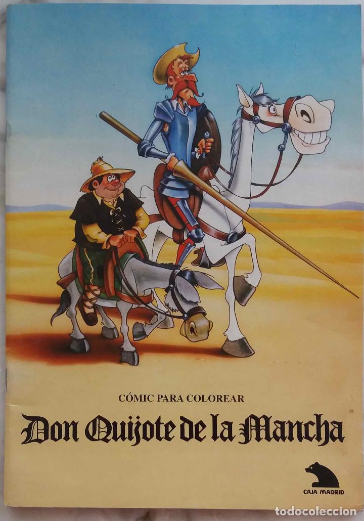 C&oacute;mics: DON QUIJOTE DE LA MANCHA, C&Oacute;MIC PARA COLOREAR. - Foto 1