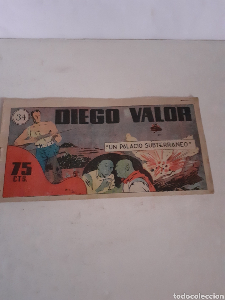 C&oacute;mics: COMIC TEBEO DIEGO VALOR N 34 ORIGINAL - Foto 1