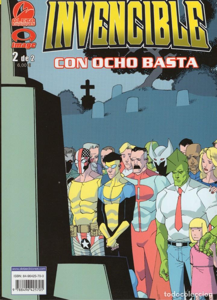 C&oacute;mics: INVENCIBLE CON OCHO BASTA COMPLETA 1 Y 2 - ALETA EDICIONES - IMPECABLE - Foto 2