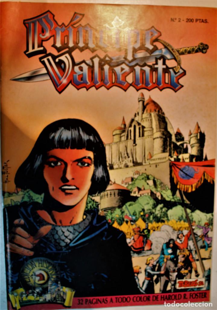 C&oacute;mics: El Principe Valiente, n&uacute;meros 1 y 2. Editorial Tebeos SA 1988 - Foto 2
