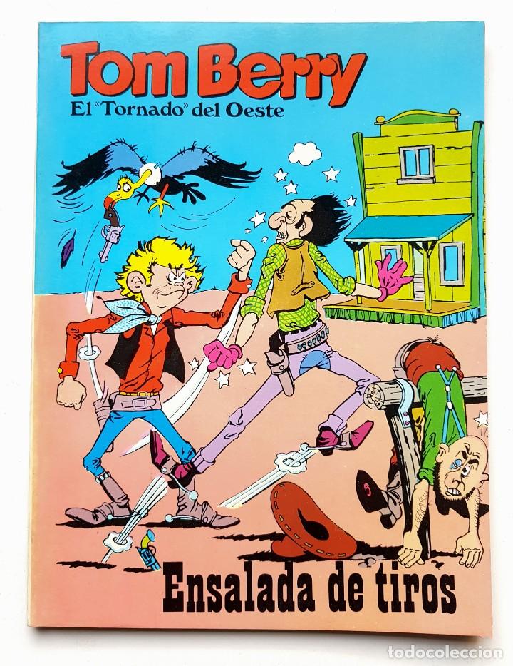 C&oacute;mics: 2 COMICS TOM BERRY - EL TORNADO DEL OESTE N&ordm; 1 Y 2 - EUREDIT 1969 - MUY BUEN ESTADO - Foto 2